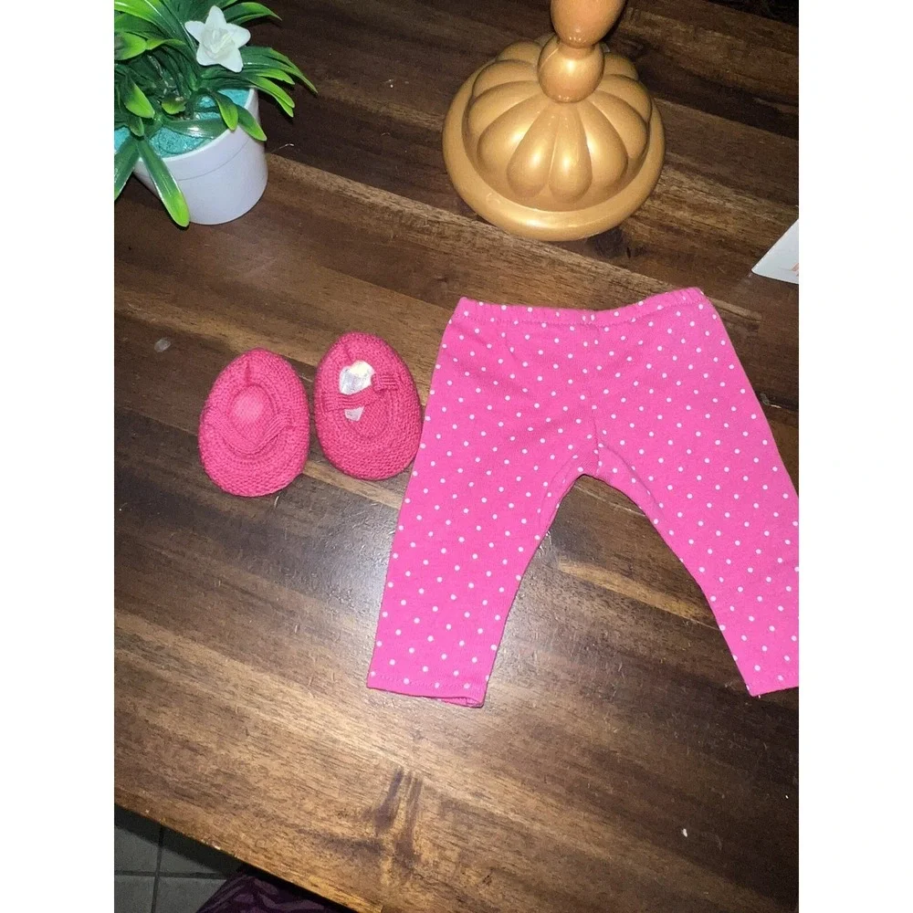 American Girl Bitty Baby Rosy Rosy Sweater Outfit with Hat Pants Shoes